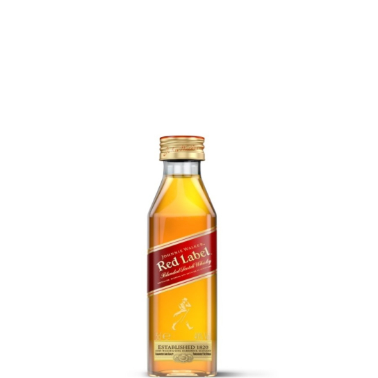 Johnnie Walker Red Label - бленд шотландско уиски 50ml - Шотландско уиски бленд - DrinkLink