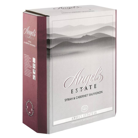 Angel's Estate Syrah & Cabernet Sauvignon box - червено вино 3L - Червено вино - DrinkLink
