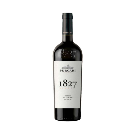 Purcari 1827 Merlot - червено вино 750ml - Червено вино - DrinkLink