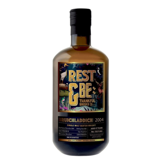Rest & Be Thankful Bruichladdich Wine maturation 17 YO 2004 - малцово шотландско уиски 700ml - Шотландско уиски малцово - DrinkLink