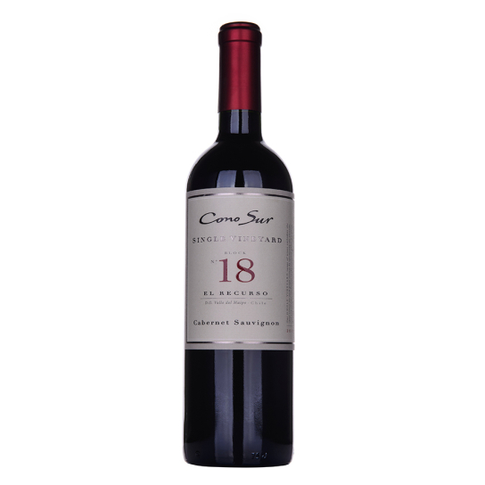 Cono Sur Single Vineyard Cabernet Sauvignon 2016 - червено вино 750ml - Червено вино - DrinkLink