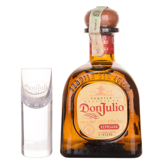 Don Julio Reposado + Shot Glass - Текила - DrinkLink