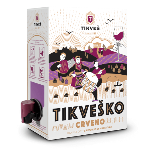 Tikves red wine - Червено вино - DrinkLink
