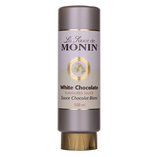 Monin White Chocolade Sauce - Сиропи и топинги - DrinkLink