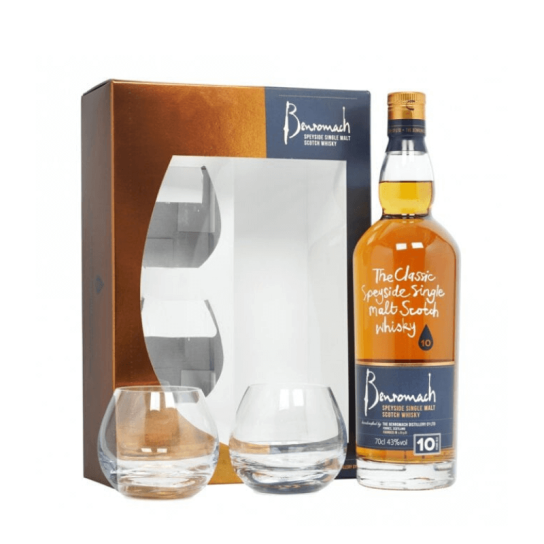 Benromach 10 YO 2 Glasses Pack - Шотландско уиски малцово - DrinkLink