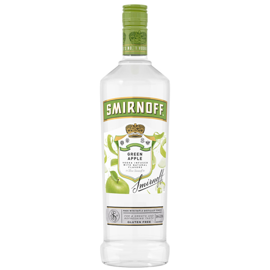 Smirnoff Green Apple - Водка 1l. - Американска водка - DrinkLink