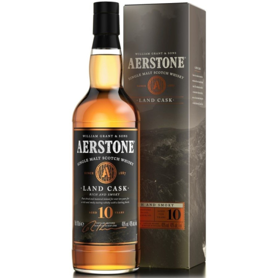 Aerstone 10 Year Old Land Cask - Шотландско уиски малцово - DrinkLink