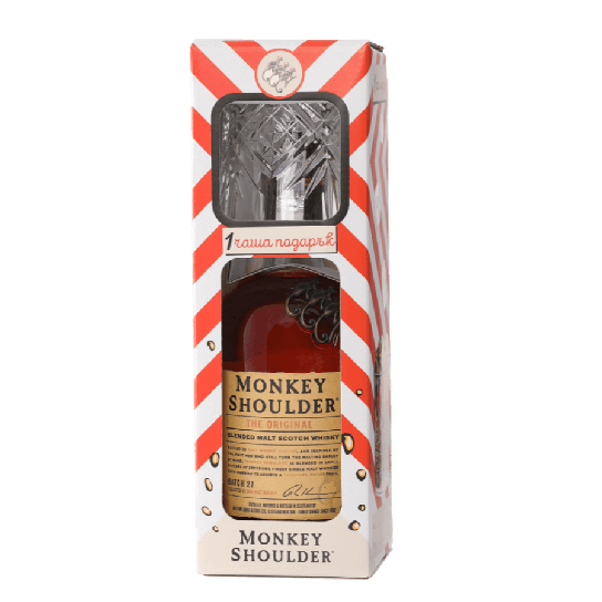 Monkey Shoulder с чаша - Шотландско уиски малцово - DrinkLink