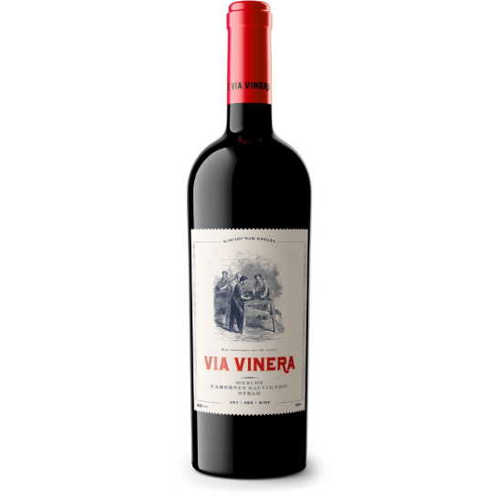 Via Vinera Merlot & Cabernet Sauvignon & Syrah - Червено вино - DrinkLink