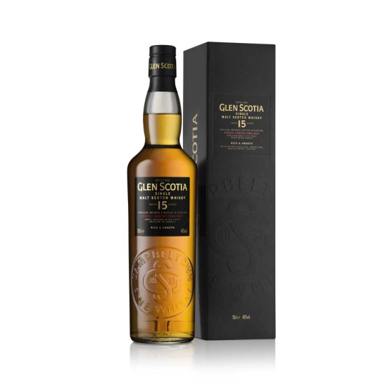 Glen Scotia 15 YO - малцово шотландско уиски 700ml. - Шотландско уиски малцово - DrinkLink