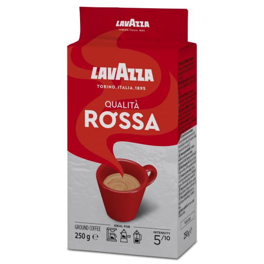 Lavazza Qualita Rossa кафе мляно Арабика 70% , Робуста 30% - Кафе - DrinkLink