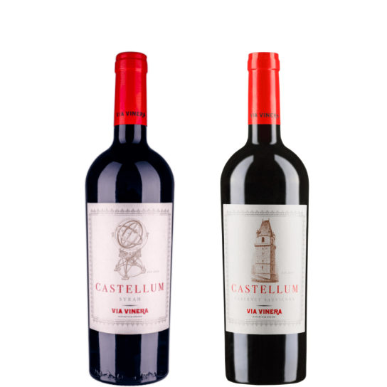 Пакет Castellum Syrah & Cabernet Sauvignon - Червено вино - DrinkLink