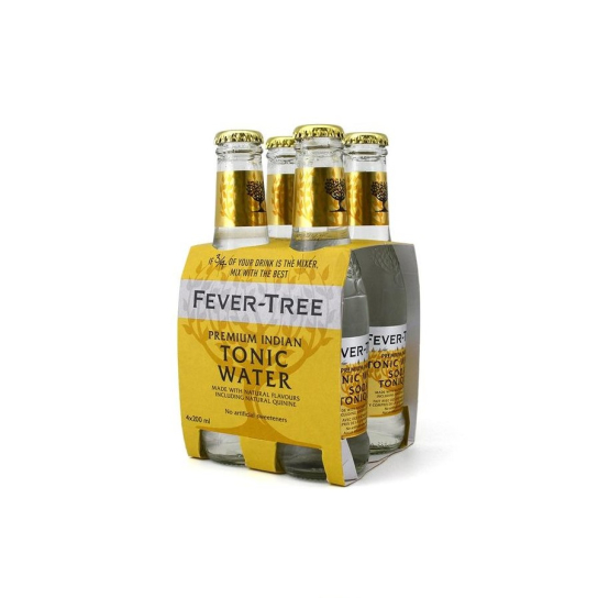 Fever-Tree Indian Tonic Water 4x200ml -  - DrinkLink