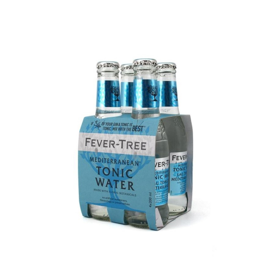 Fever-Tree Mediterranean Tonic Water 4x200ml -  - DrinkLink
