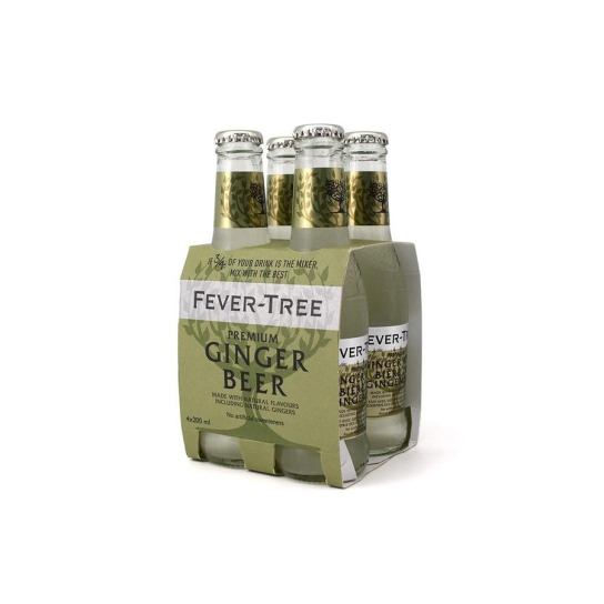 Fever-Tree Ginger Beer 4x200ml -  - DrinkLink