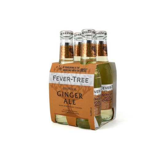 Fever-Tree Ginger Ale 4x200ml -  - DrinkLink