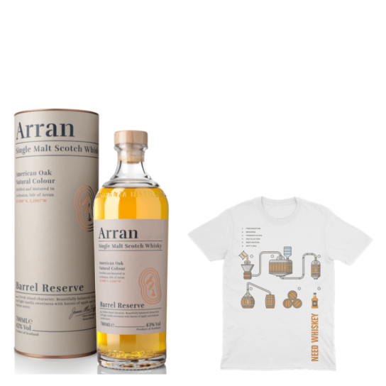 Arran Barrel Reserve + Тениска - Шотландско уиски малцово - DrinkLink