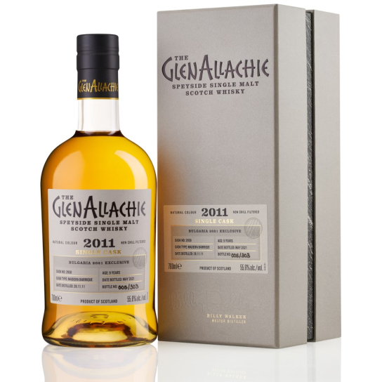 GlenAllachie 9YO Madeira Single Cask 2021 Bulgaria Exclusive - Шотландско уиски малцово - DrinkLink