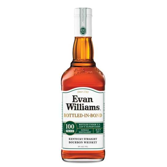 Evan Williams Bottled in Bond White Label - Американско уиски бърбън - DrinkLink