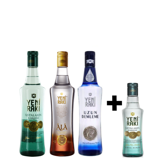 Yeni Raki Master blend & ALA & Uzun+Master 350ml - Анасонови напитки - DrinkLink