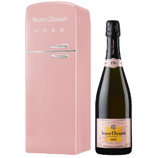 Champagne Veuve Clicquot Rose + кутия хладилник - Пенливо вино - DrinkLink