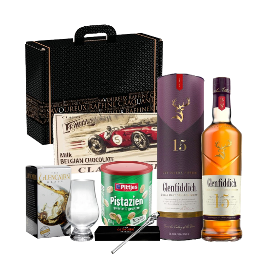 Подаръчна кутия Glenfiddich 15 YO - Луксозни подаръци - DrinkLink