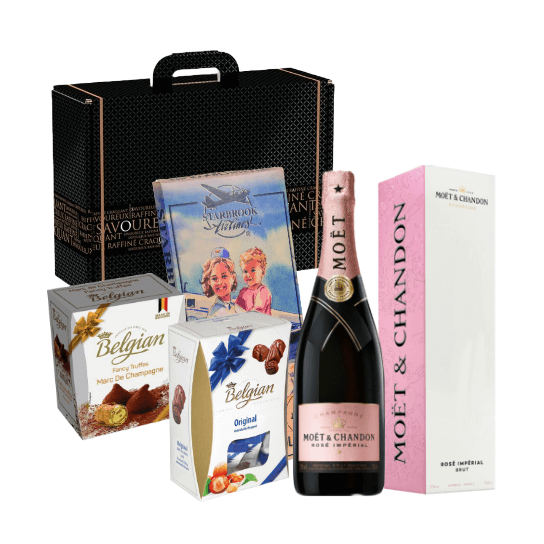 Подаръчна кутия Moet & Chandon Imperial Rose - Луксозни подаръци - DrinkLink