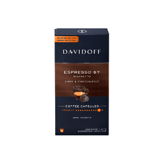 Davidoff Nespresso капсули Espresso 57 10бр/5гр. - Кафе - DrinkLink