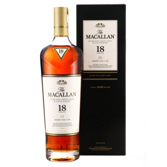 The Macallan Sherry Oak 18 YO - Шотландско уиски малцово - DrinkLink