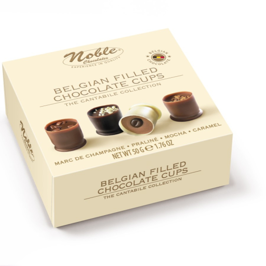 Noble Cantabile Belgian Chocolate Cups - Шоколадови и захарни изделия - DrinkLink