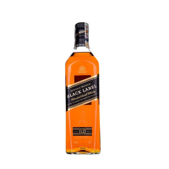 Johnnie Walker Black Label 12 Year Old - бленд шотландско уиски 1l. - Шотландско уиски смесено - DrinkLink