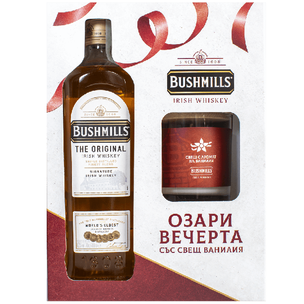 Bushmills Original със свещ - бленд ирландско уиски 700ml main product photo