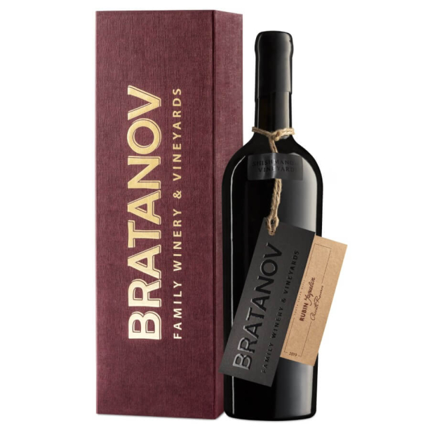 Bratanov Rubin Jaquelin Private Reserve - червено вино 750ml main product photo