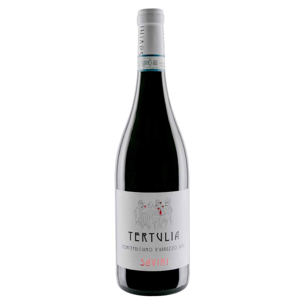Savini Tertulia Montepulciano D’Abruzzo DOC - червено вино 750ml main product photo