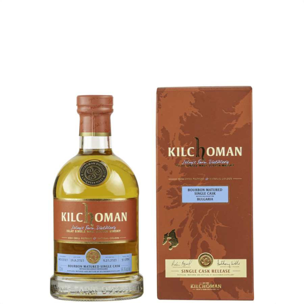 Kilchoman 2010 10 YO Single Cask #430 / 2010 Bulgaria - малцово шотландксо уиски 700ml main product photo