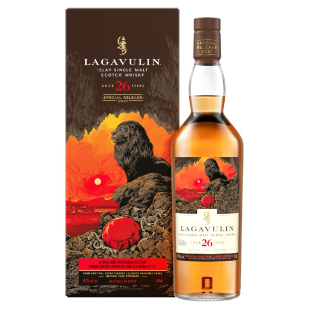 Lagavulin 26 YO Special Release 2021 - малцово шотландско уиски 700ml main product photo